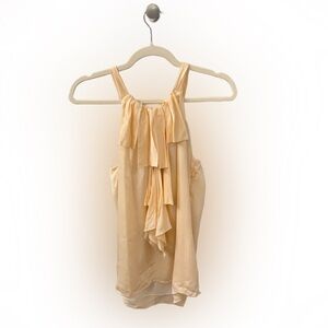 EUC MILLY Elegant Champaign Sleeveless Blouse - SIZE 6